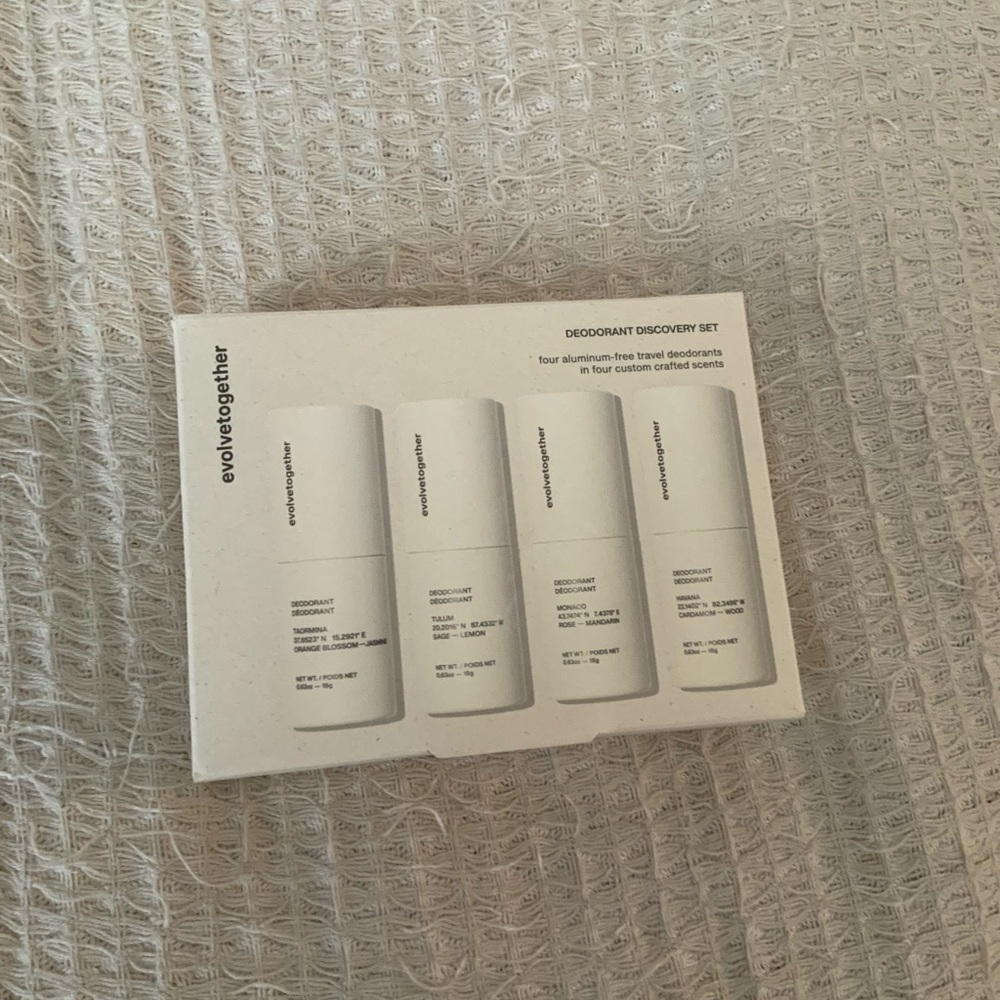 New Evolve Together Deodorant Discovery Aluminum-Free Travel Set Nordstrom Vegan